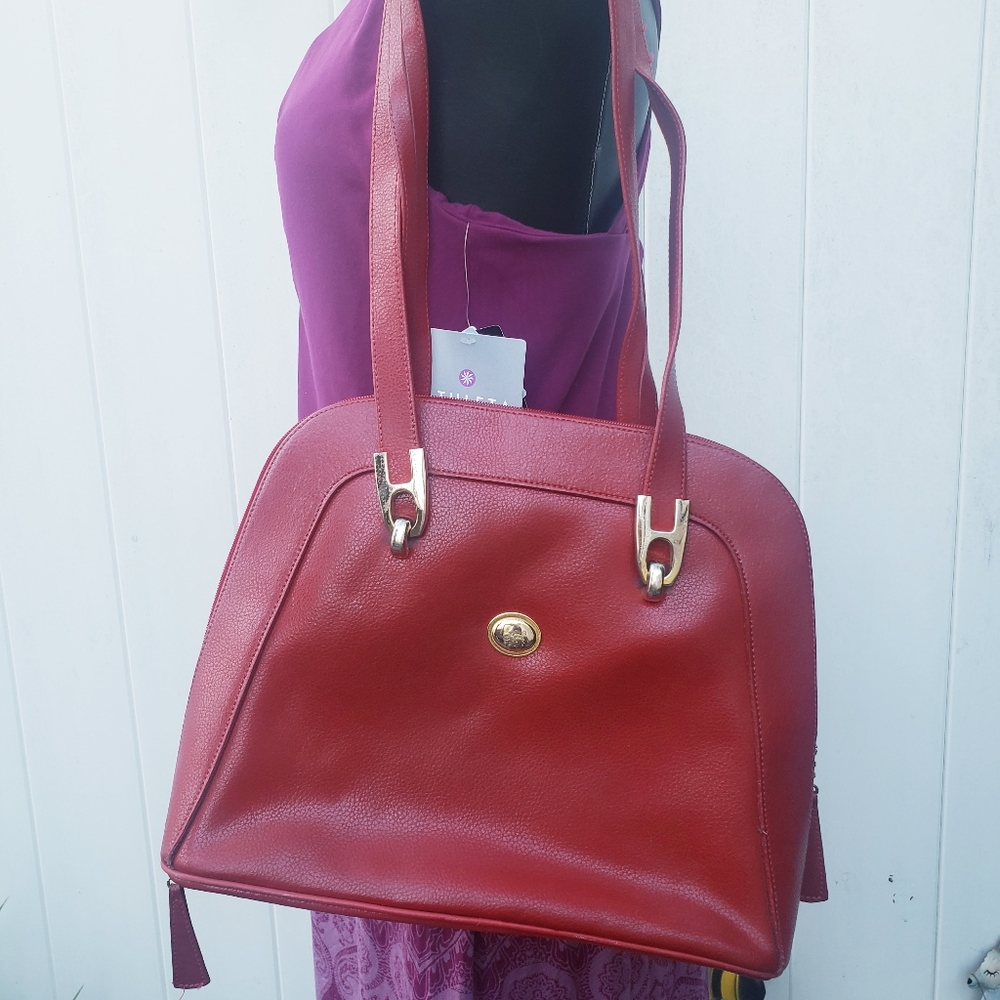Vintage Focus Paris leather handbag
